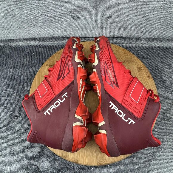 Nike Trout Baseball Cleats Shoes Mens 7 Red White CZ5911-616 Molded Spikes - Picture 6 of 10